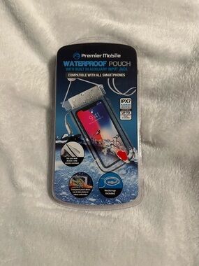 Waterproof Phone Pouch – Clear/Black